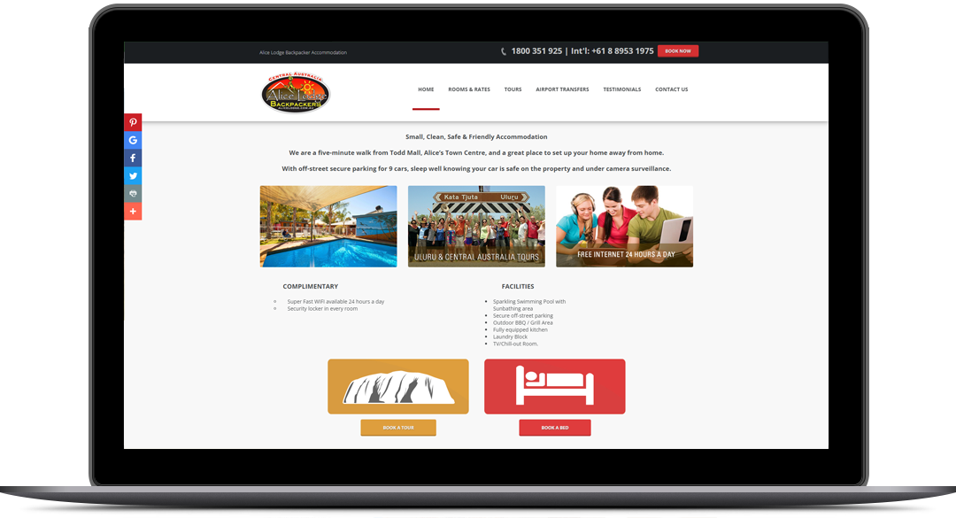 N1-Mailbox Responsive WordPress Website Design for Alice Lodge By Brandbees.net