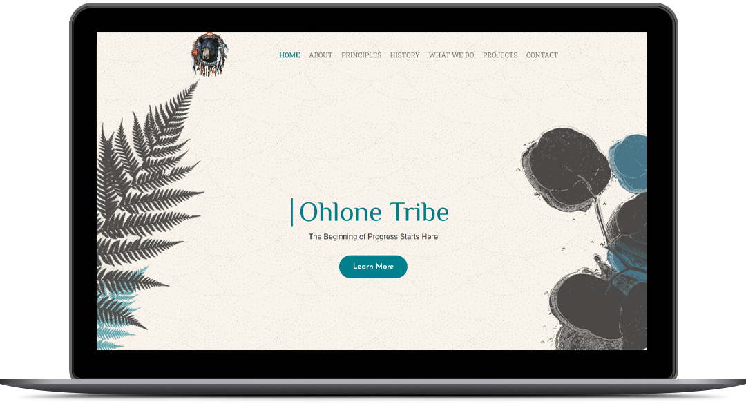 Responsive WordPress Website Design for Ohlone Tribe By Brandbees.net