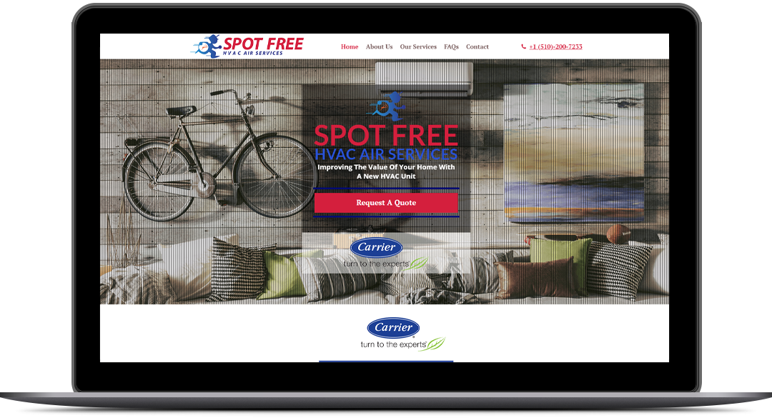N1-Mailbox Responsive WordPress Website Design for Heating Hvac Services By Brandbees.net
