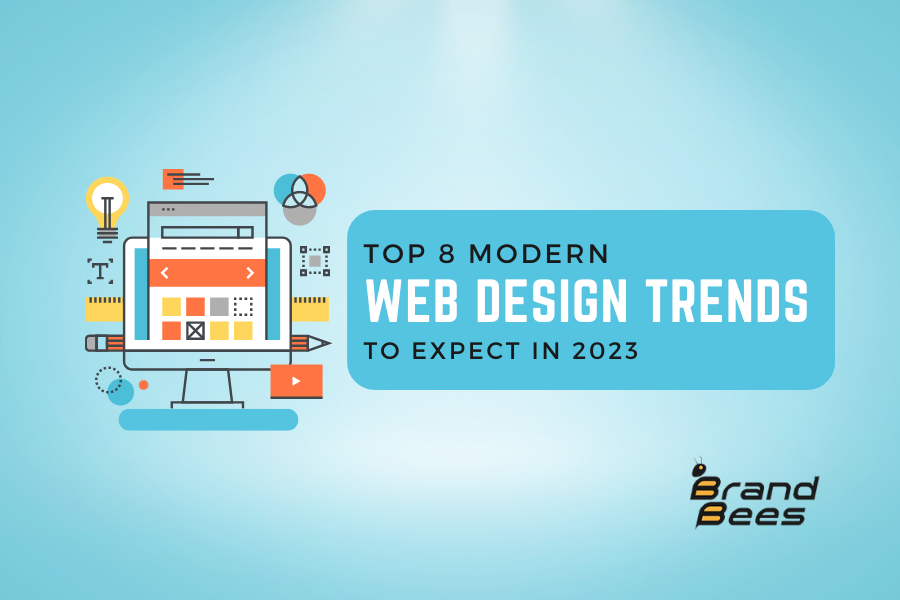 Top 8 modern web design trends to expect in 2023
